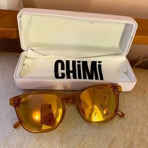 Chimi 007 peach sunglasses. Italian made. With case. Great condition
